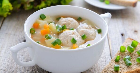 Chicken soup for a protein diet