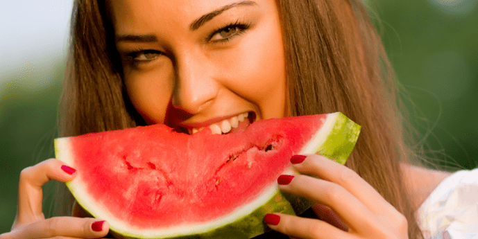 The girl who ate watermelon for weight loss