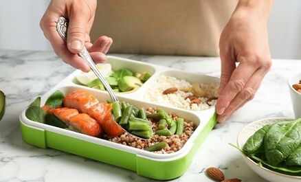 Diet correction for weight loss in the abdomen and sides